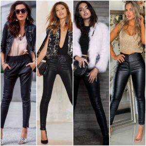 LOOKS NOCHE CON PANTALON ENGOMADO